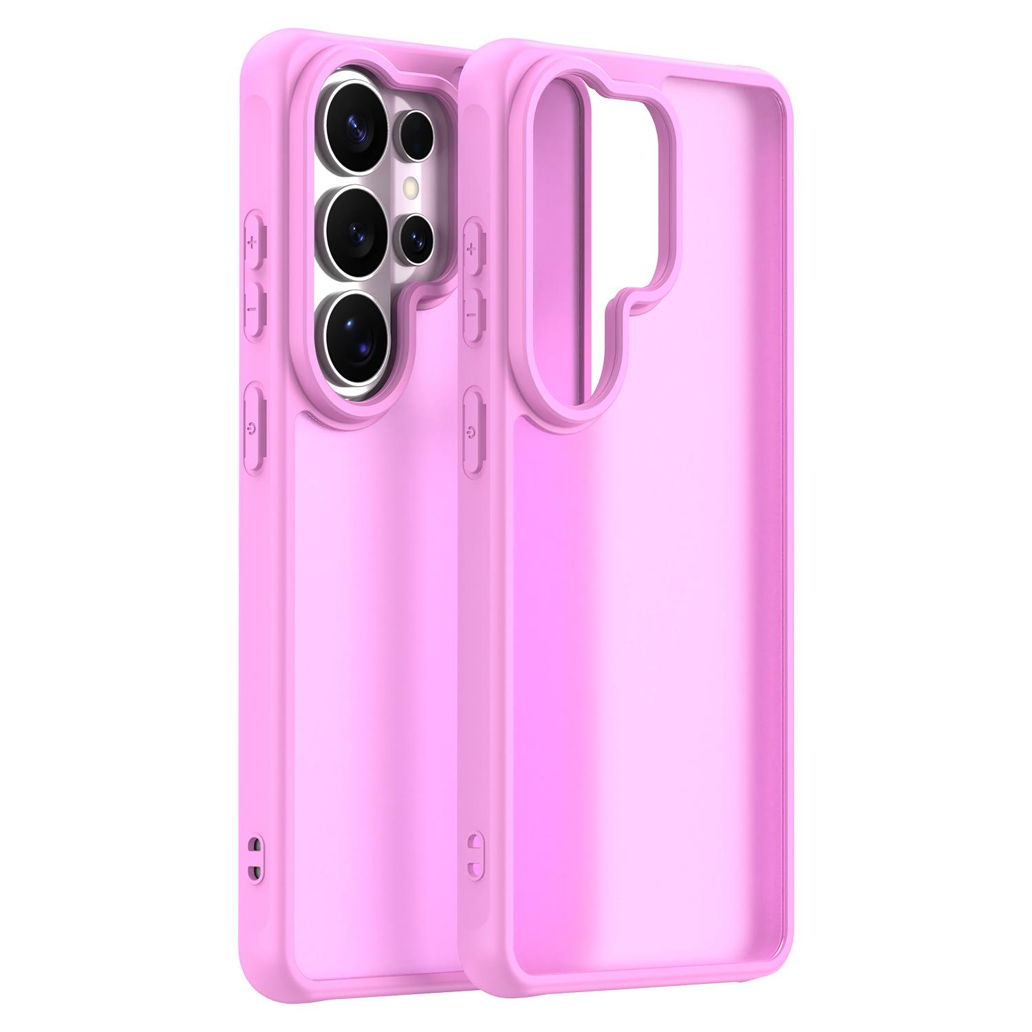 

Samsung Galaxy S26 Ultra Phone Case, Matte Shockproof Phone Case Cover for Samsung Galaxy S26 Ultra рожевий
