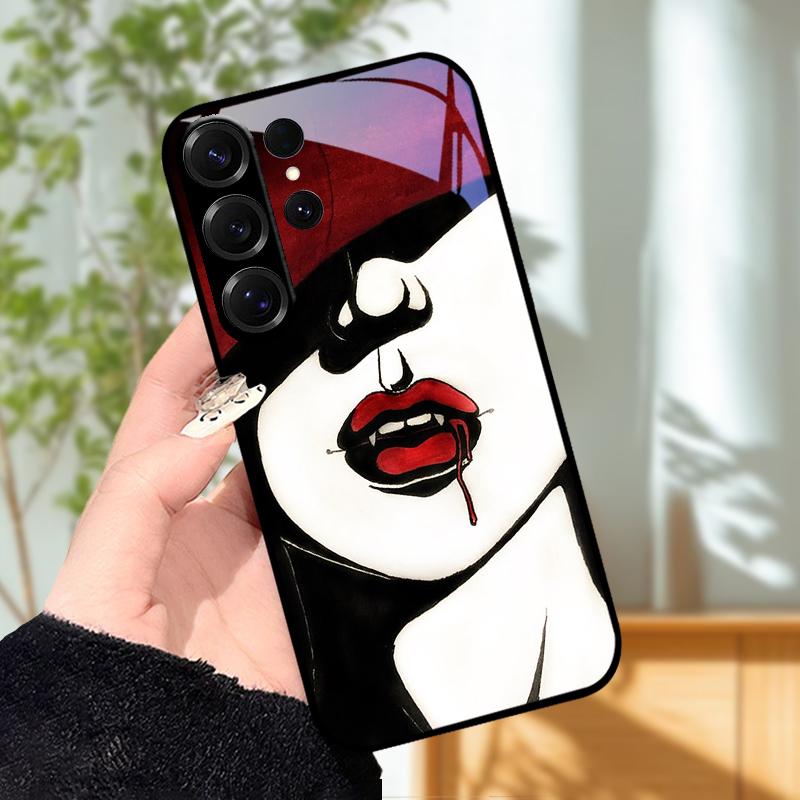 For Samsung S25 Edge Case S 25 Plus / S25+ Tempered Glass Phone Cover For Samsung Galaxy S25 Ultra Hard Glass Protective Fundas