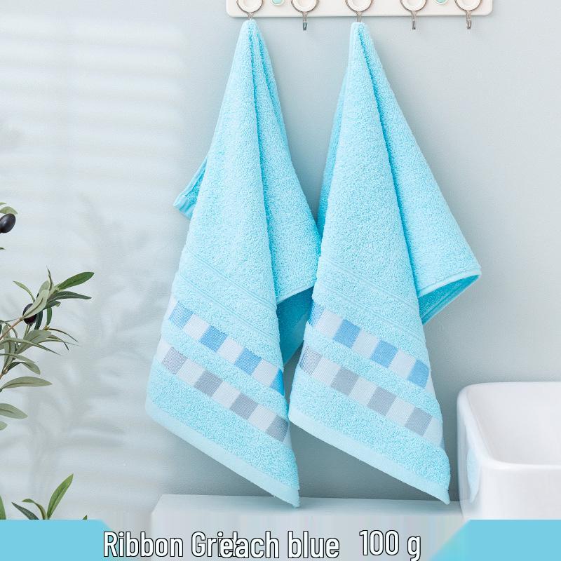 100% Bomull Absorberande Vuxenhandduk – Förtjockad, Mjuk, Ren Bomull