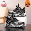 Bobodou Boys' Waterproof Leather Running Shoes - Warm Velvet, Lightweight Autumn/Winter 2025 Style
