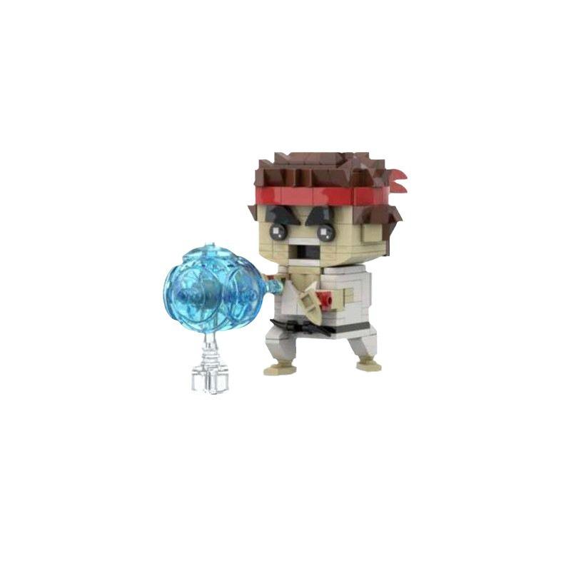 Small Brick Building Blocks Street Fighter Game Series Assembly Set Toys