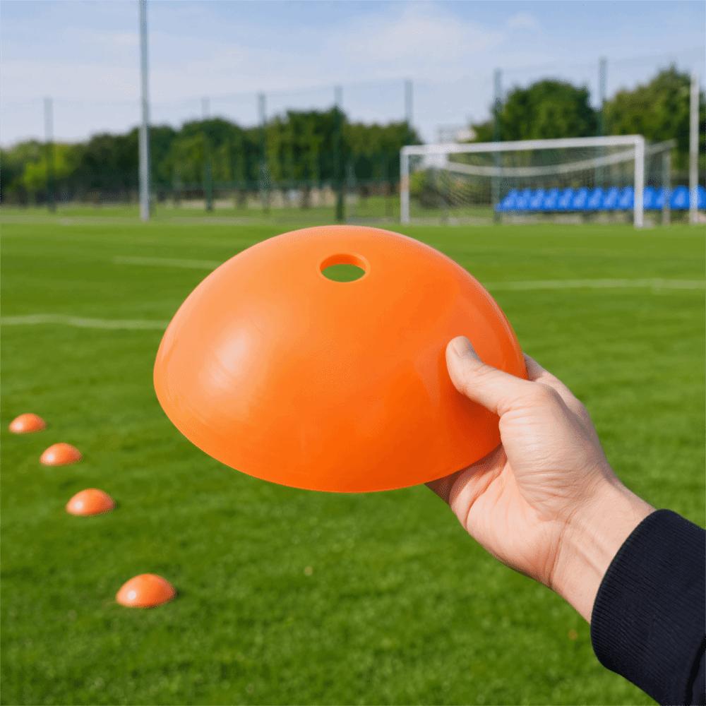 5PCS Half Dome Training Cones Bowl Shaped Field Markers Portable Soccer Marker Discs  Team Drills