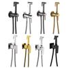 Wall-Mounted Hot & Cold All-Copper Bidet Spray Gun Faucet