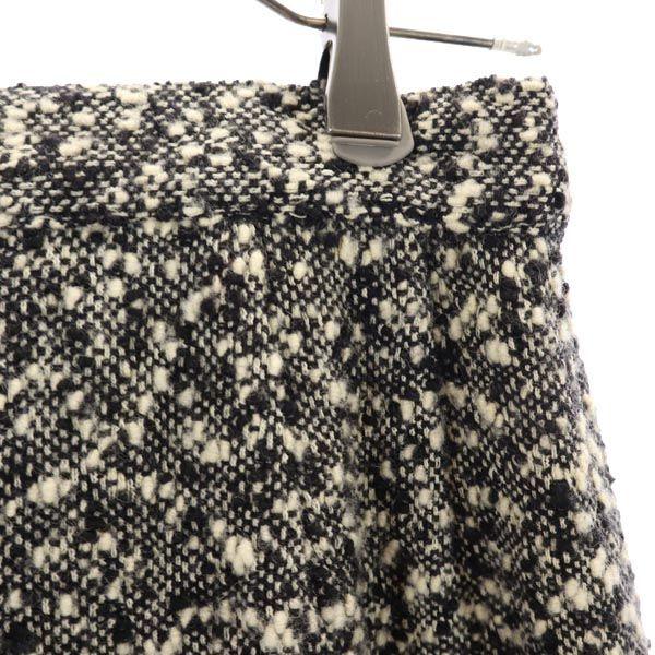 Salvatore Ferragamo Made In Italy Midi Length Wool Blend Skirt 42 Women Used