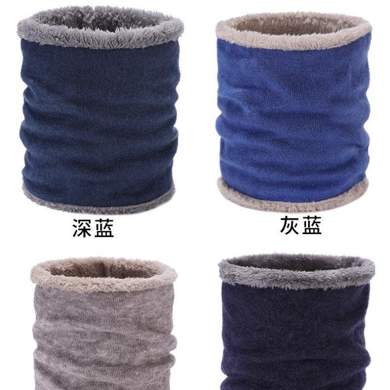 Fleece Neck Cover In Winter, Thickened In Autumn and Winter To Keep Warm, Knitted Wool Scarf, Cold-proof