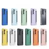Luxury Armor Case for Honor Magic V2 Matte with Pen Skin Feel Transparent Screen and Solid Color Back Shockproof Hard Plastic Cover