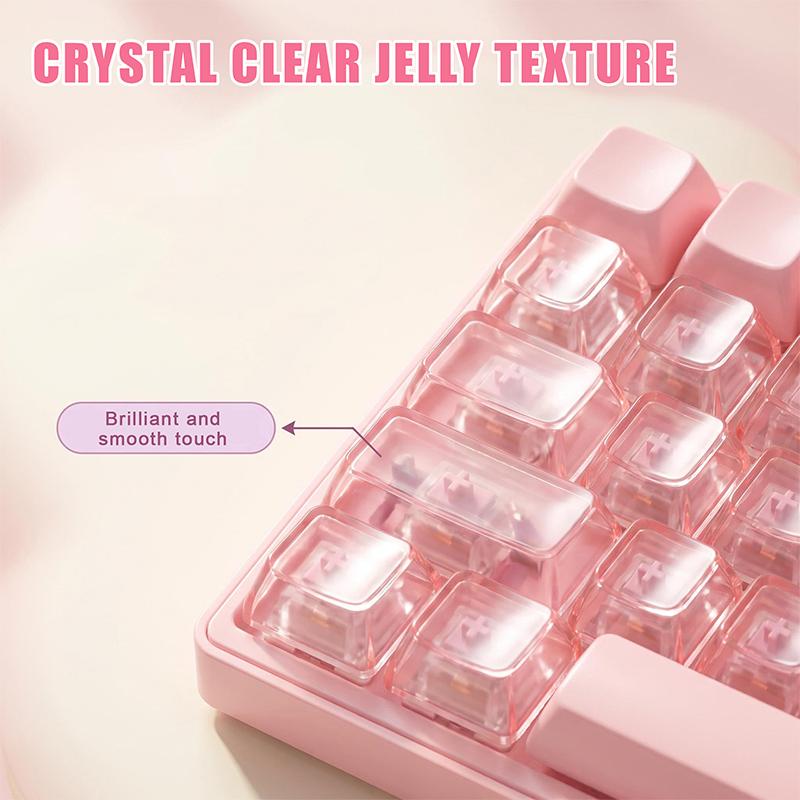 Purple Fidget Keyboard Toy Cute Animal Shape Stress Reduction Gadget for Home Office Daily Use