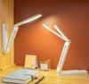 Foldable Desk Lamp, Compact Table Lamp, 4000mAh Rechargeable, Foldable LED Light, Cordless Reading Light, Eye-Friendly Stand Light, 3-Level Color