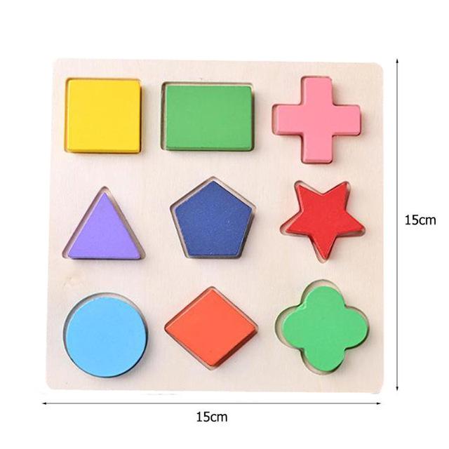 Baby Montessori Puzzles Wooden Toys for Children 1 2 3 Years Educational Learning Kids Games Child Birthday Gifts