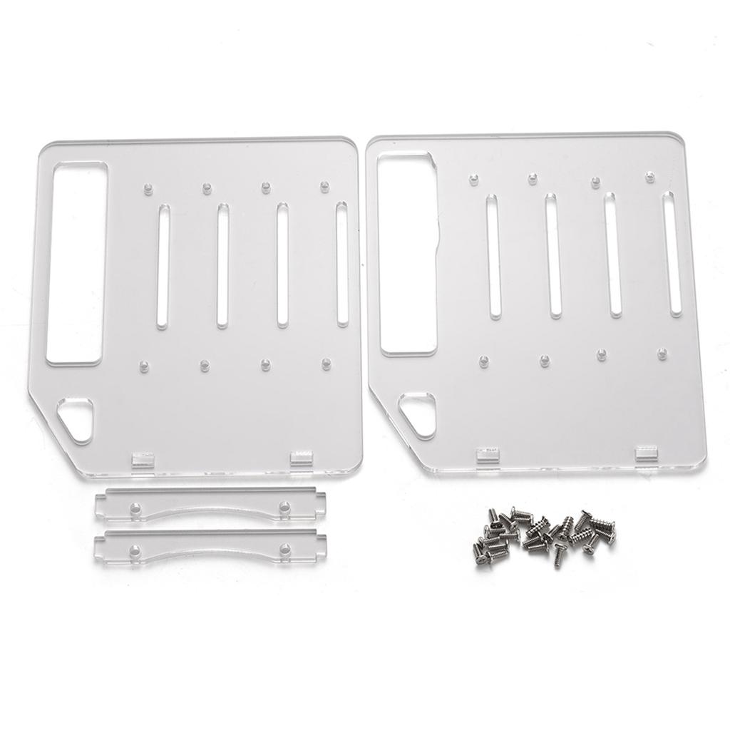 Festplatten Rack Festplatten Halterung Gehäuse 4 6 8 10 Einschübe Acryl DIY Kühllösung für mehrere 3,5" HDDs Fest