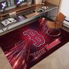 Custom Rug Boston Red Sox Pattern Print Name Text Soft Non‑Slip Floor Carpet for Home Indoor Decoration