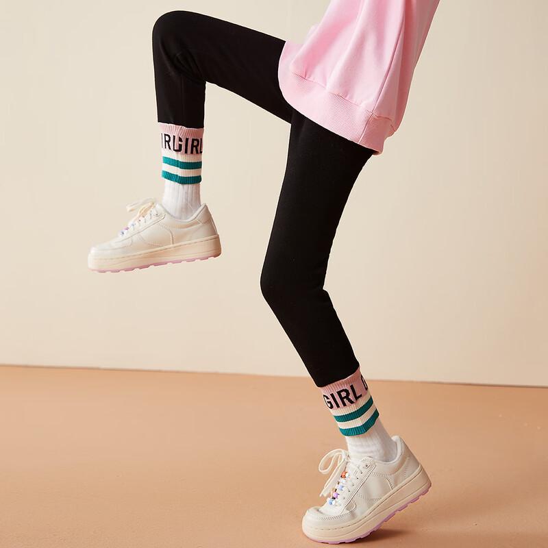 ASK JUNIOR Girls Fleece-lined Warm Leggings 130