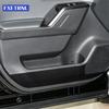 Suede Leather Carbon Fiber Style Interior Sticker Car Door Anti-Kick Protection Pad For Toyota RAV4 2026-2028 AutoInterior Parts