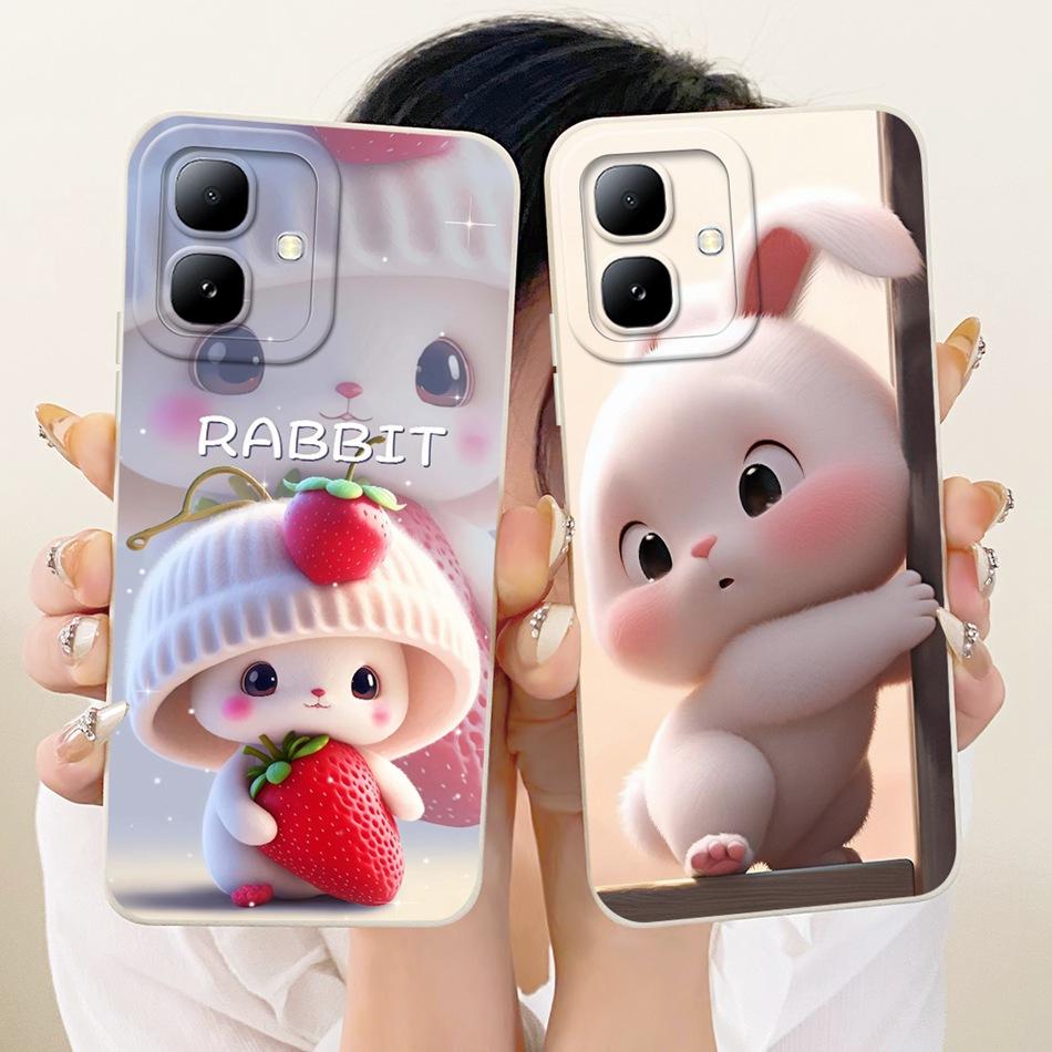 For Infinix Smart 20 2026 Cute Cat Flower Cartoon Phone Case For Infinix Smart20 X6840 X6840B Soft Silicone Covers Bumpers