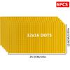 6pcs/set Base Plate 32*32 32*16 Studs Classic Figures Building Blocks Plates Bricks Baseplate Blocks Children Toys For Kid Gifts