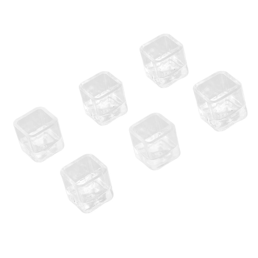 200pcs Tattoo Ink Cups Stable Base Thicken Deepen Transparent Microblading Pigment Cups