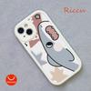 Nové pouzdro na telefon Grinning Shark pro Iphone 14 13 11 12 Pro MAX 13 12 MiNi 7 8 14 plus X XS XR Cartoon Shark Lambskin Covers