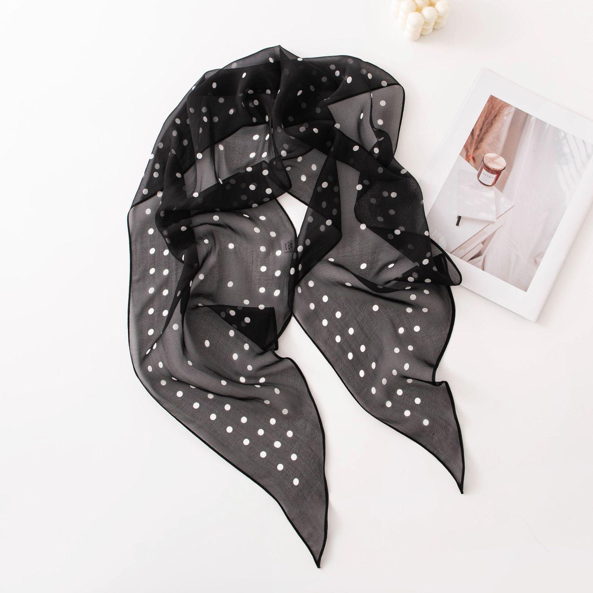 New long silk scarf women s versatile silk summer thin long sunscreen shawl with high-end scarf women