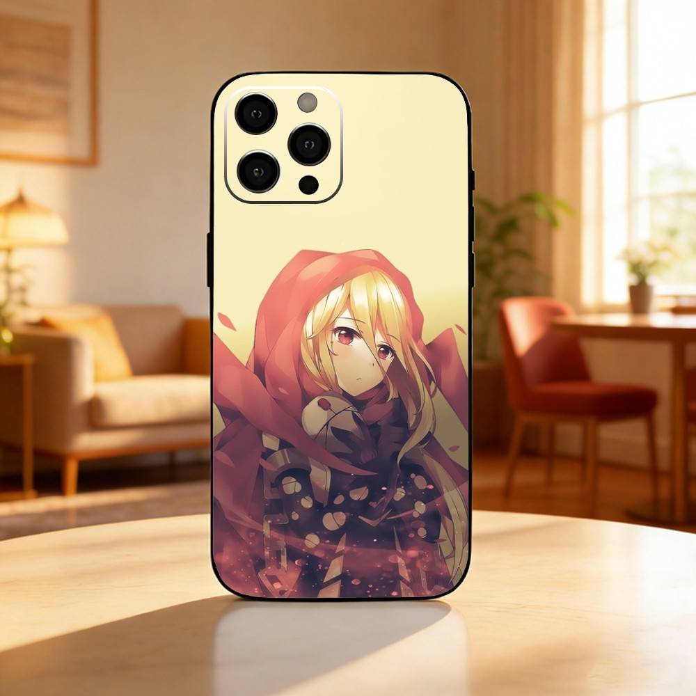 O-Overlord Cool Hot Anime Phone Case For iPhone17,16,15,14,13,12 Plus,Max Soft Silicone Black Cover