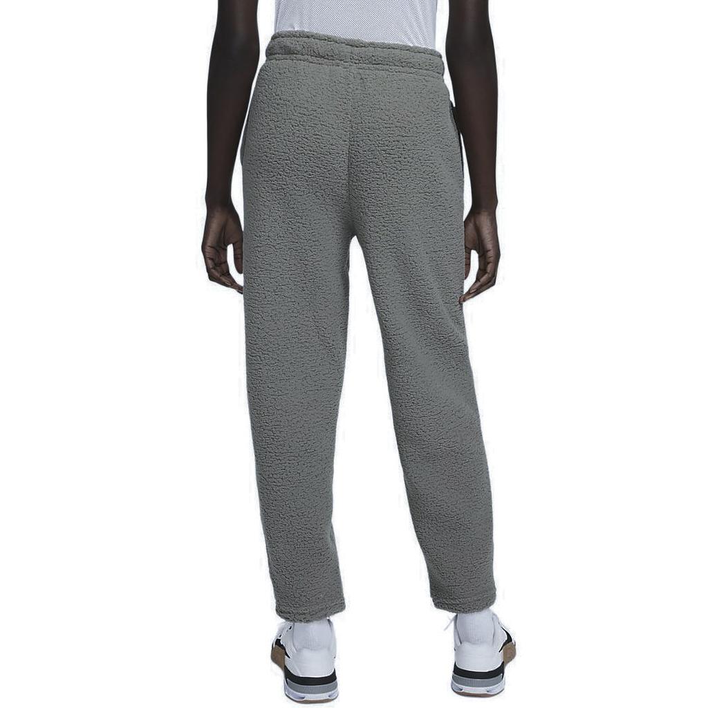 Nike Therma-Fit Solid Color Drawstring Fleece Warm Casual Pants Women Bottoms Light-Gray DQ6262-029