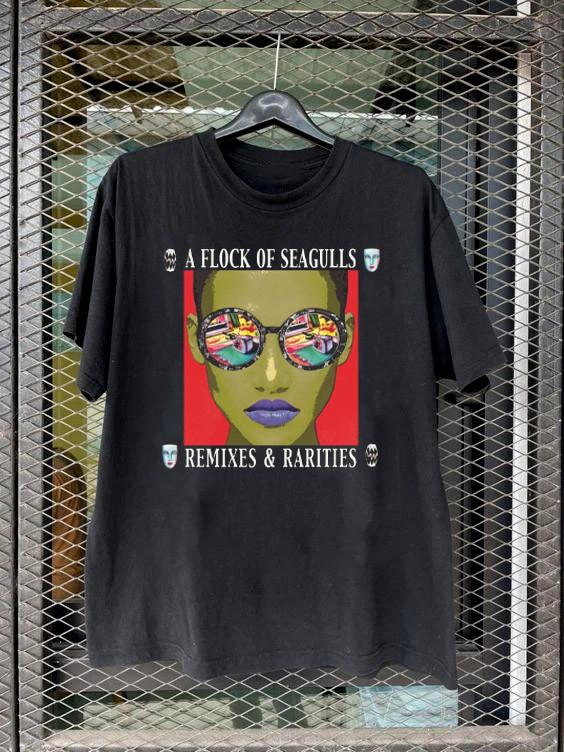 Футболка A Flock of Seagulls Remixes amp Rarities Все размеры S 5XL KK568 Унисекс XXL
