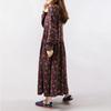 Vestito da donna con stampa floreale, primavera, moda coreana, manica lunga, casual, scollo a V, abito da ragazza Mori