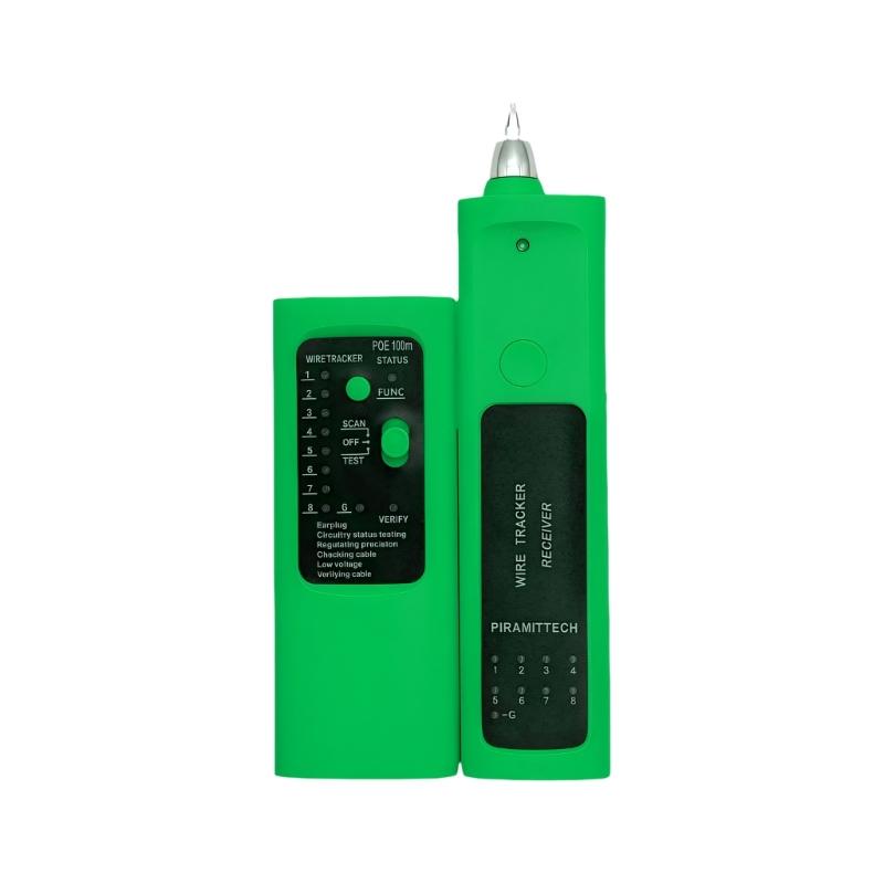 Professional RJ45 RJ11 Networking Cable Tester With 8 Sensitivity Mode And POE Detection For Ethernet And Phone Lines