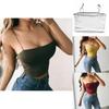 Stylish Women's Striped Crop Top Bustier With Soft And Breathable Fabric For Summer