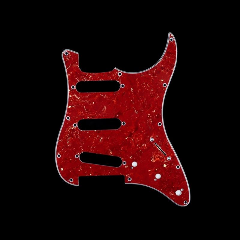 3-Ply 11Hole Electric Guitar Pickguard Anti-Scratch Pearl Plate Guard Cover for ST SQ Electric Guitar Accessories