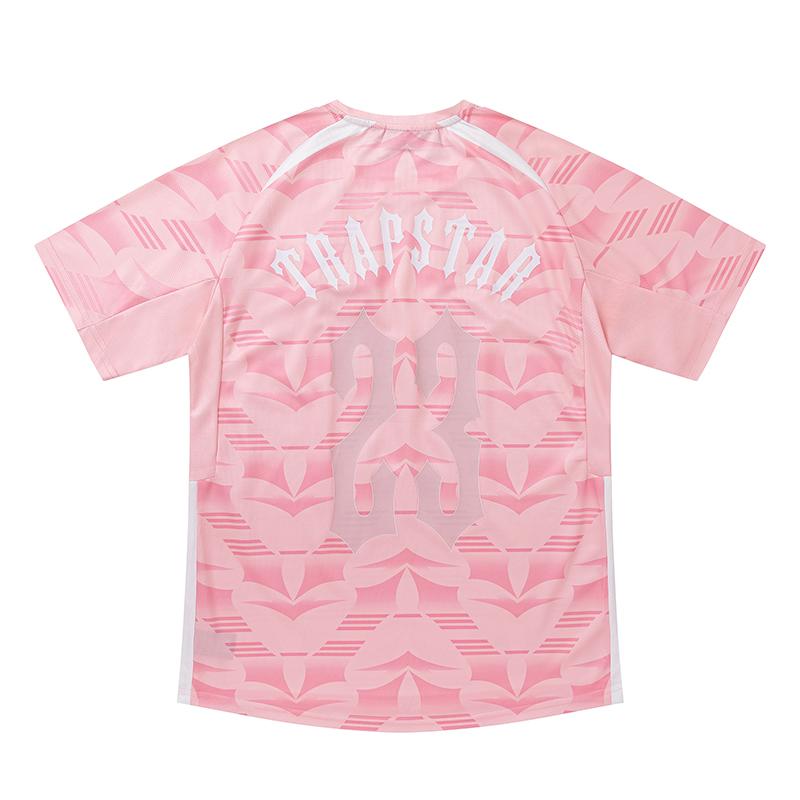 Trapstar London 2026 New Summer Trapstar Logo Diagonal Logo Number 23 Basketball Jersey Football Jersey Gradient Sports Short Sleeved T-shirt