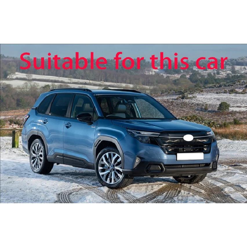 For Subaru Forester 2025 2026 Car Accessories ABS Chrome Door Handle Cover With Smart Key Hole Catch Cap Trim Molding