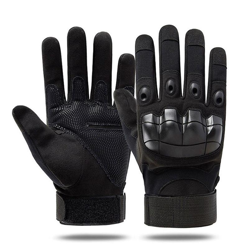Outdoor tactical all-finger gloves men's locomotive electric vehicle non-slip and wear-resistant mountaineering equipment