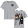 Rapper Milo J 166 Album Graphic T Shirt Men Women Fashion Hip Hop T-shirt Cotton Oversized Short Sleeve T-shirts Tops Streetwear
