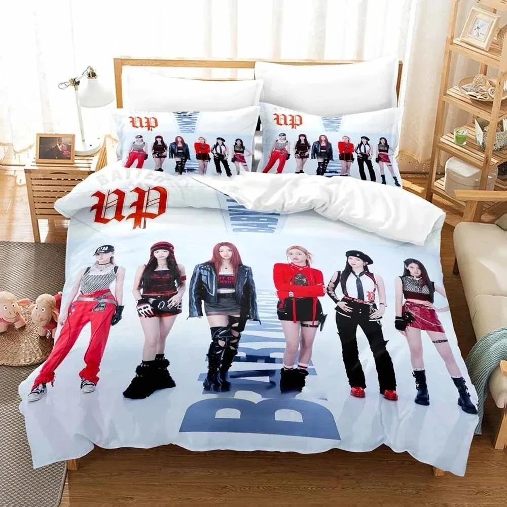 Kpop Babymonster Bedding Set Duvet Cover Bed Set Quilt Cover Pillowcase Comforter King Queen Size Boys Adult Bedding Set