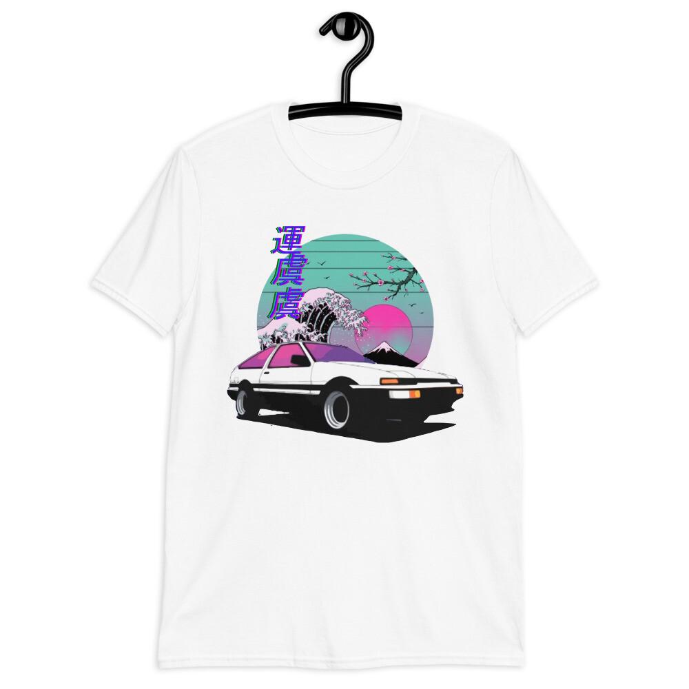 AE86 Trueno Vaporwave 80s 90s Aesthetic JDM Tuning Car Drift Racing Shirt