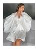 Women's Satin Bathrobe & Pajama Set 850 - Sexy & Loose Fit Homewear