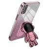 For Samsung Galaxy S20 Plus 5G/4G Kickstand Phone Case PC+TPU Shell Electroplating Cell Phone Cover