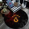 Galatasaray2 Round Area Rug,Carpet Rug for Living Room Bedroom Sofa Playroom Decor,Non-slip Floor Mat