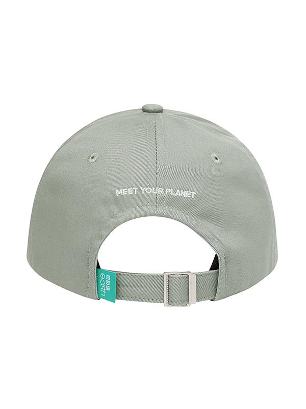 BBC EARTH Animal Embroidery Cotton Ball Cap Light_Grey