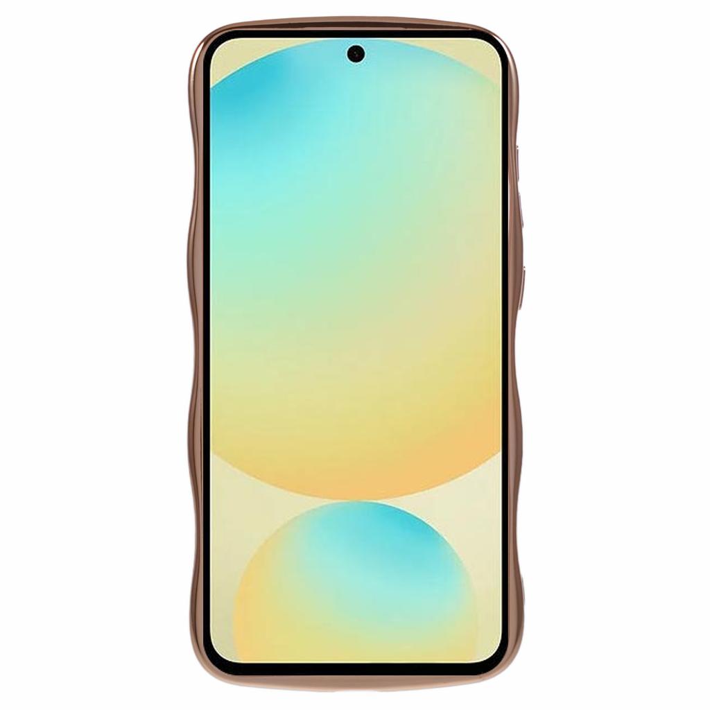 For Samsung Galaxy A54 5G Case Love Hearts TPU Phone Cover Curly Wave Frame Large Window