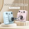 Kids Instantly Print Camera With 1Roll Thermals Paper For Creative Photography Featuring Clear Imaging Filter Effects