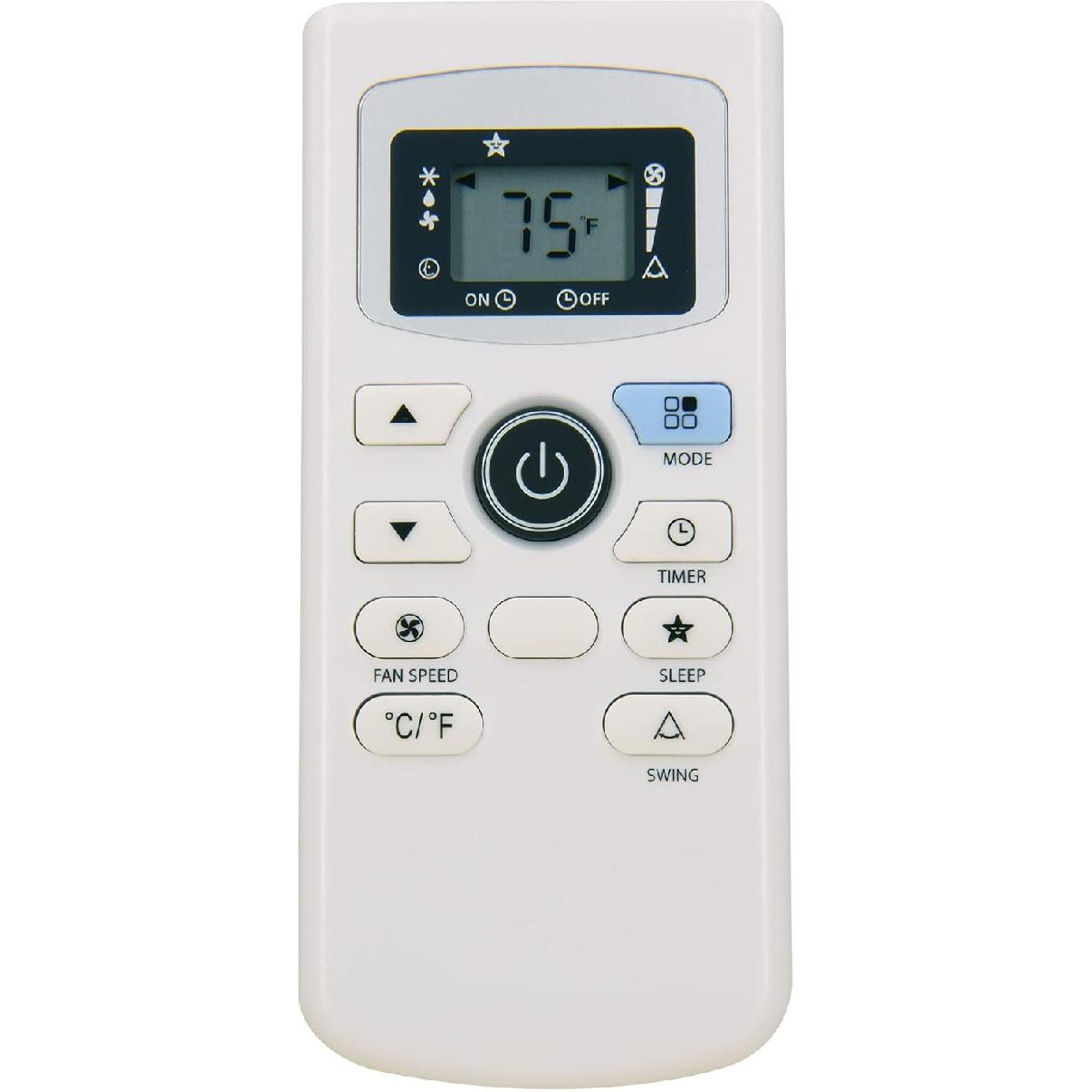 

RCECAOSHAN Замена для пульта дистанционного управления кондиционером Black Decker Air BPACT08 BPACT08WT BPACT10 BPACT10HWT BPACT10WT BPACT12H BPACT12HWT