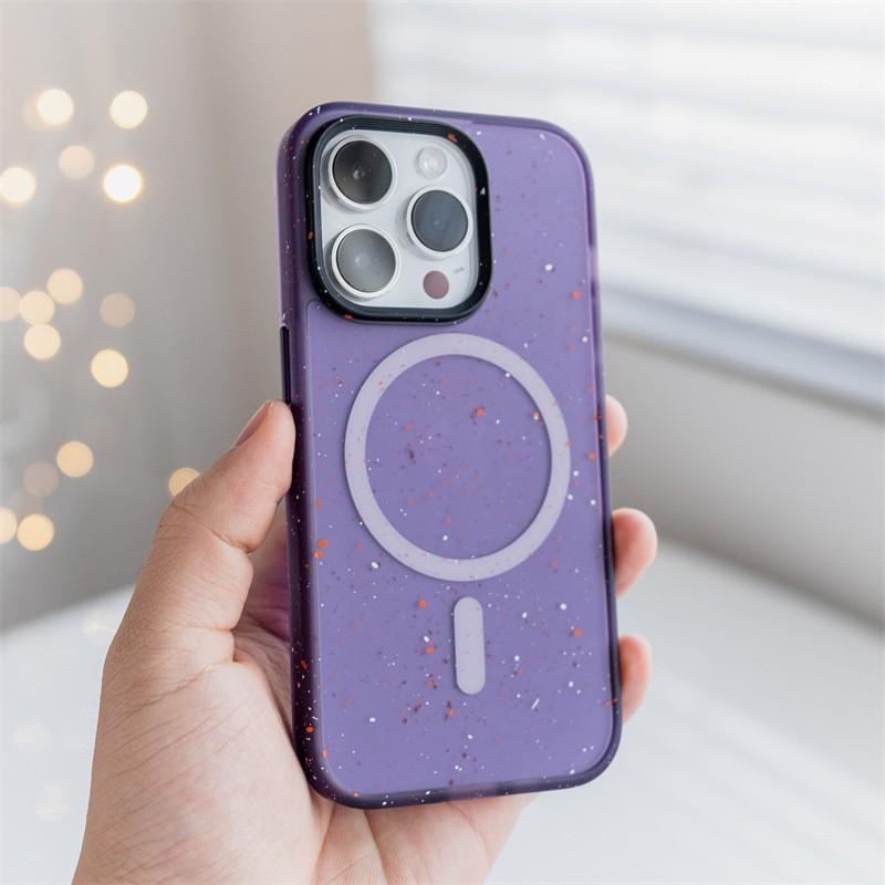 Magnetic Snap-On Phone Case IPhone 16 Pro Max 15 14 13 - Slim PC Cover With Scratch Resistant Matte Finish