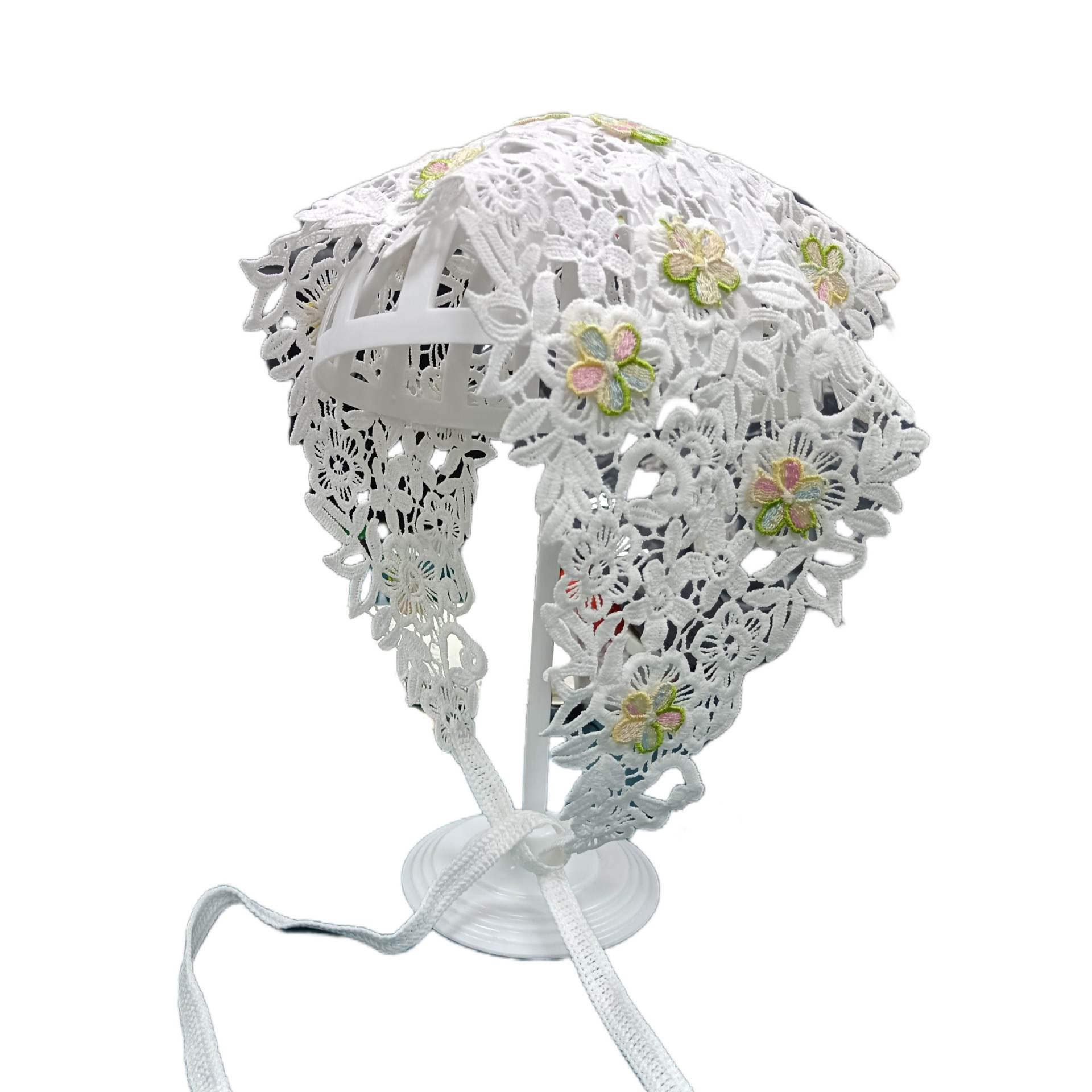 

Летний цветочный кружевной платок-бандана треугольной формы с вырезами One Size