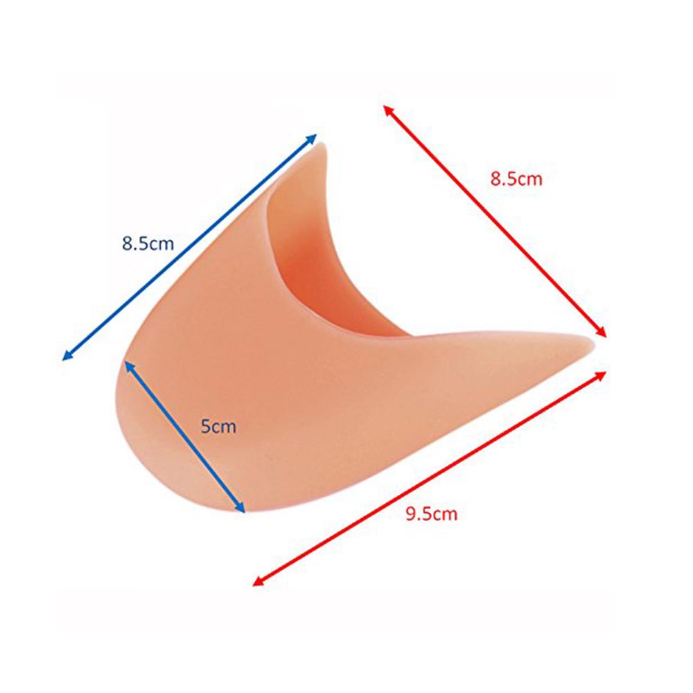 1x Paar Gel Zehen Frauen Mädchen Kinder Pro Ballett Pointe Dance Weiche Zehen Schuh Pad 