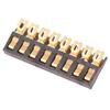 Smt Spring Battery Connector 2.0 Mm Pitch 2 3 4 5 6 7 8 Pin Male Contact Power Charge Connector Contacts Gold Plated