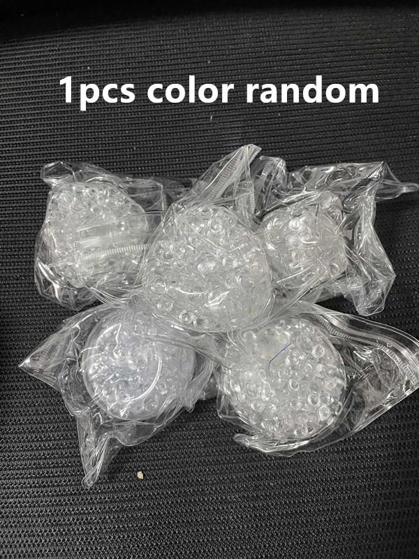 

Squishy Sensory Ball Stress Relief Fidget Toy Clear Beads Squeeze Ball for Anxiety Relief for Kids Adults Anxiety Relaxation