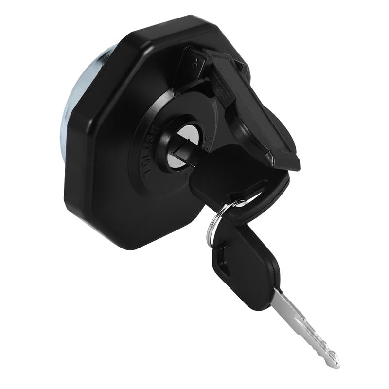 ABLZ-Car Fuel Cap With Key For ISUZU ELF NPR NQR 4HK1 8-98146010-0 8-98088982-0