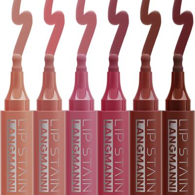 Maquillaje Barra de Labios Labios Tinte Rotulador Larga Duración Hidratante Resistente al Agua Mate Brillo de Labios Perfilador de Labios Contorno Copa Antiadherente Tinte de Labios