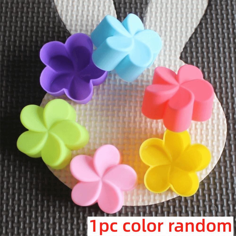 5cm Cupcake Baking Tools Flower Designs Mould Mini Soap Molds New Silicone Cake Mold